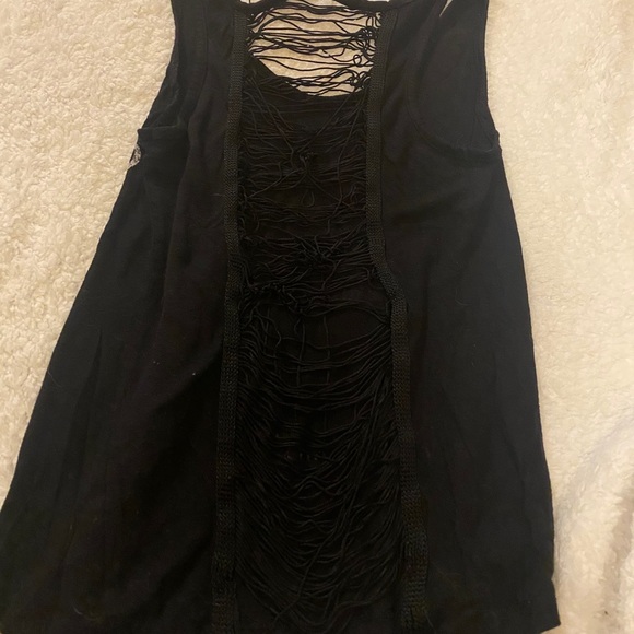 Pink Floyd Dark Side Of The Moon Ripped Back Tank - Picture 2 of 2